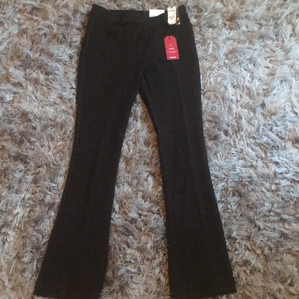 Express black trouser pants